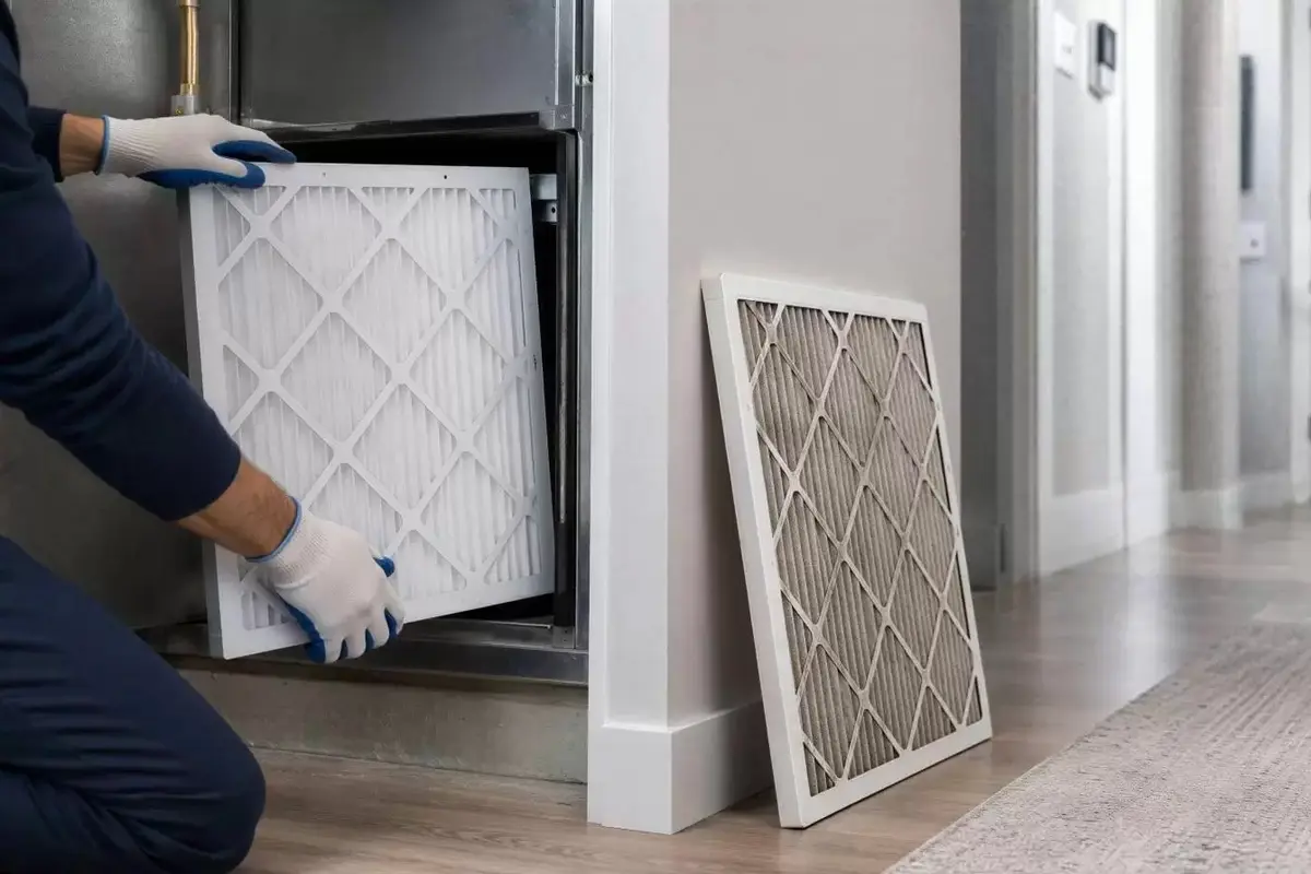 Central AC Not Turning On San Bruno CA — replacing a central AC air filter